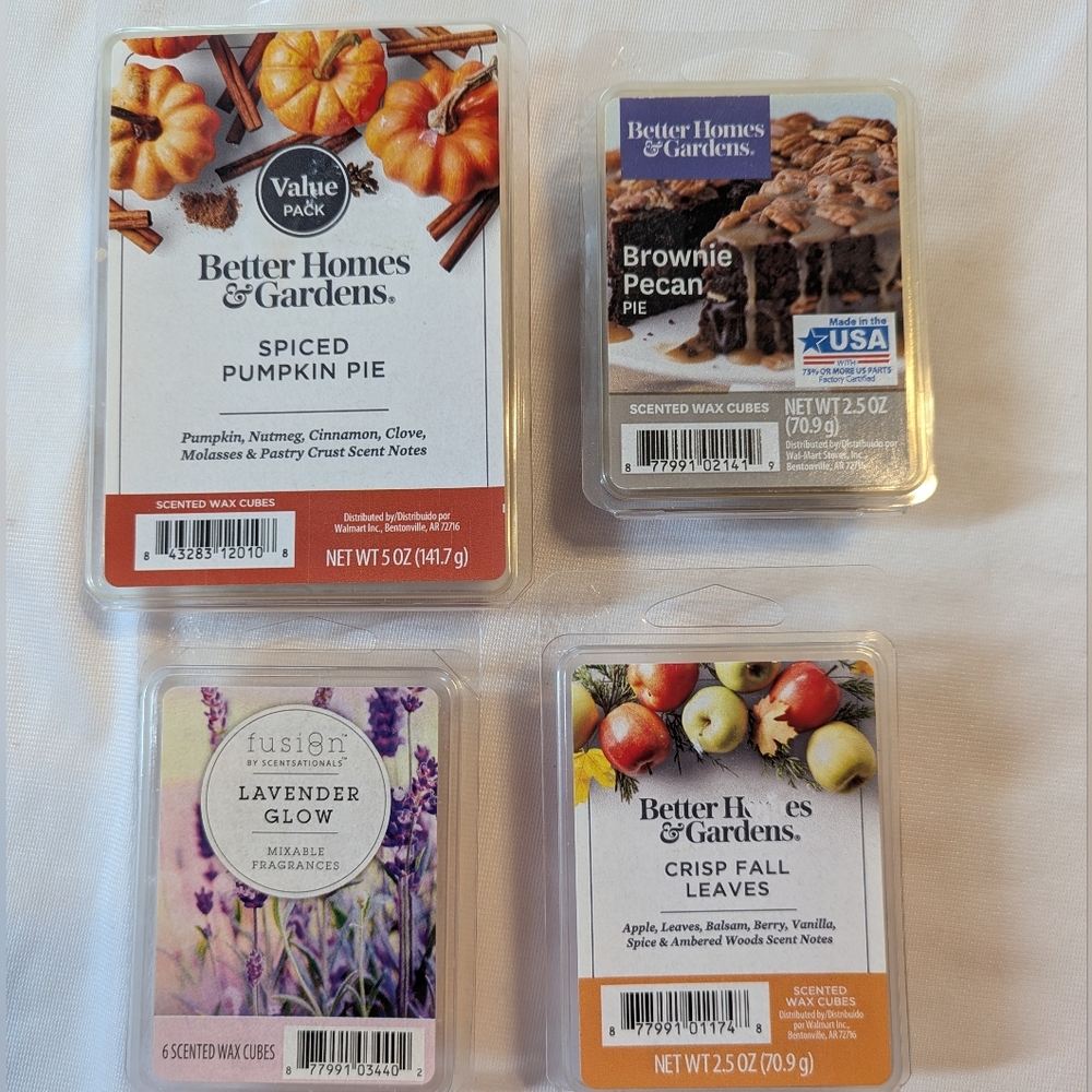 Wax Melts Set Of 4 Variety Pack Brand New Sealed
